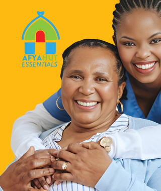 Family using AfyaHut wellness products
